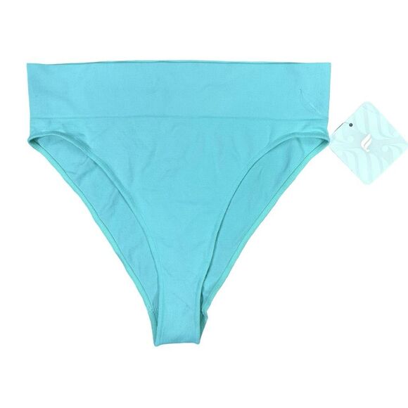 Fabletics Seamless High-Waisted Cheeky Brief - Gulf Coast - Size Small - Picture 2 of 5